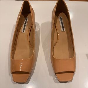 Karl Lagerfeld Paris Women's "Hope" Nude Peep toe